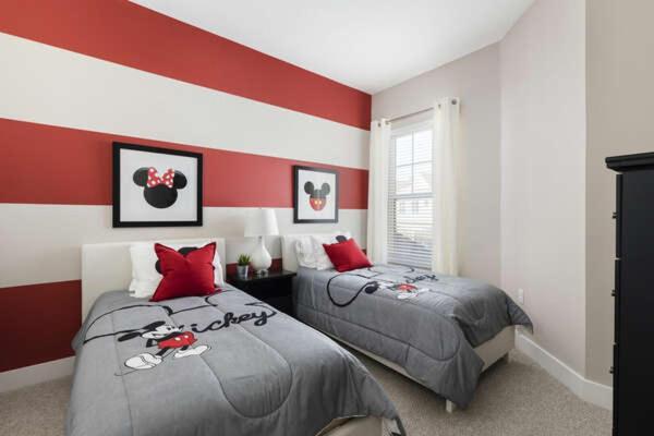 4 Bedroom 4 Ba Luxury Villa 5Min To Disneyworld 1804Ft² Free Gym Orlando Bagian luar foto